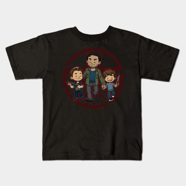 Winchester Father's Day Kids T-Shirt by Dooomcat